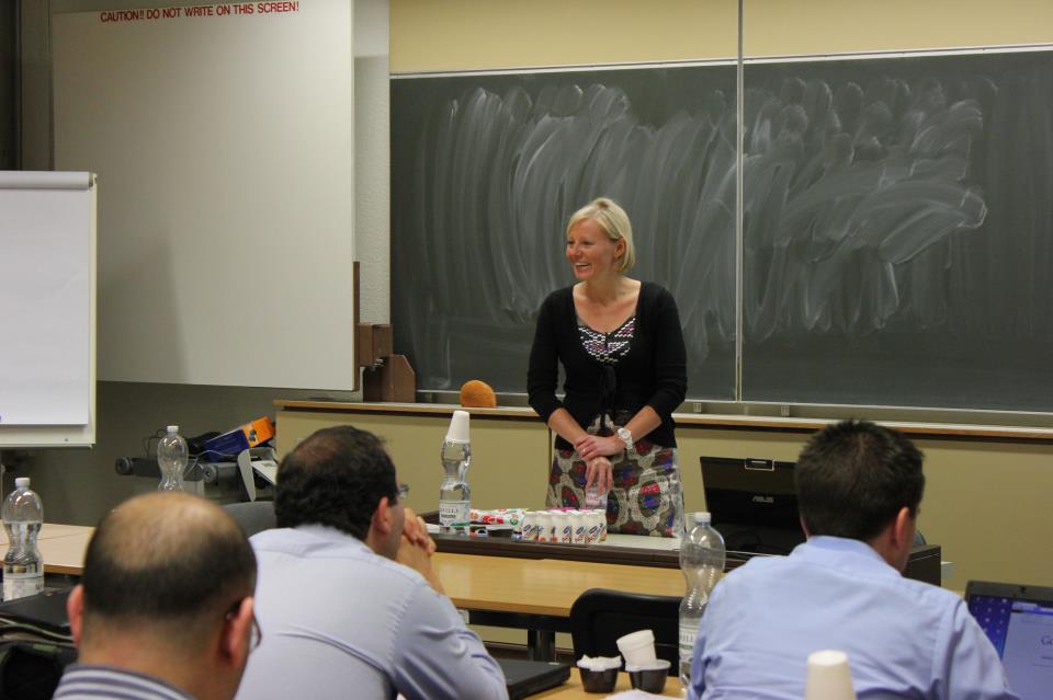 Ms. Krommendijk in class