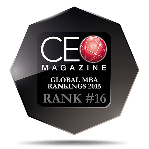 CEO Magazine Global MBA Ranking 2015: 16th Place