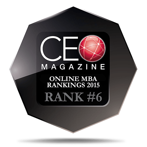 CEO Magazine Online MBA Ranking 2015: 6th Place