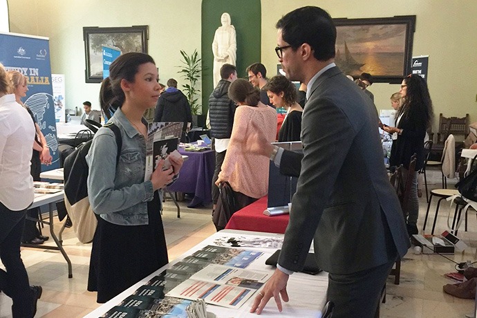 SBS was present at the SRT College Fair in Milan, Italy
