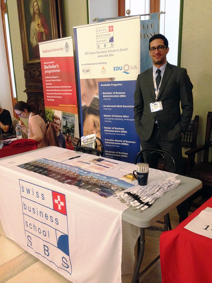 SBS was present at the SRT College Fair in Milan, Italy