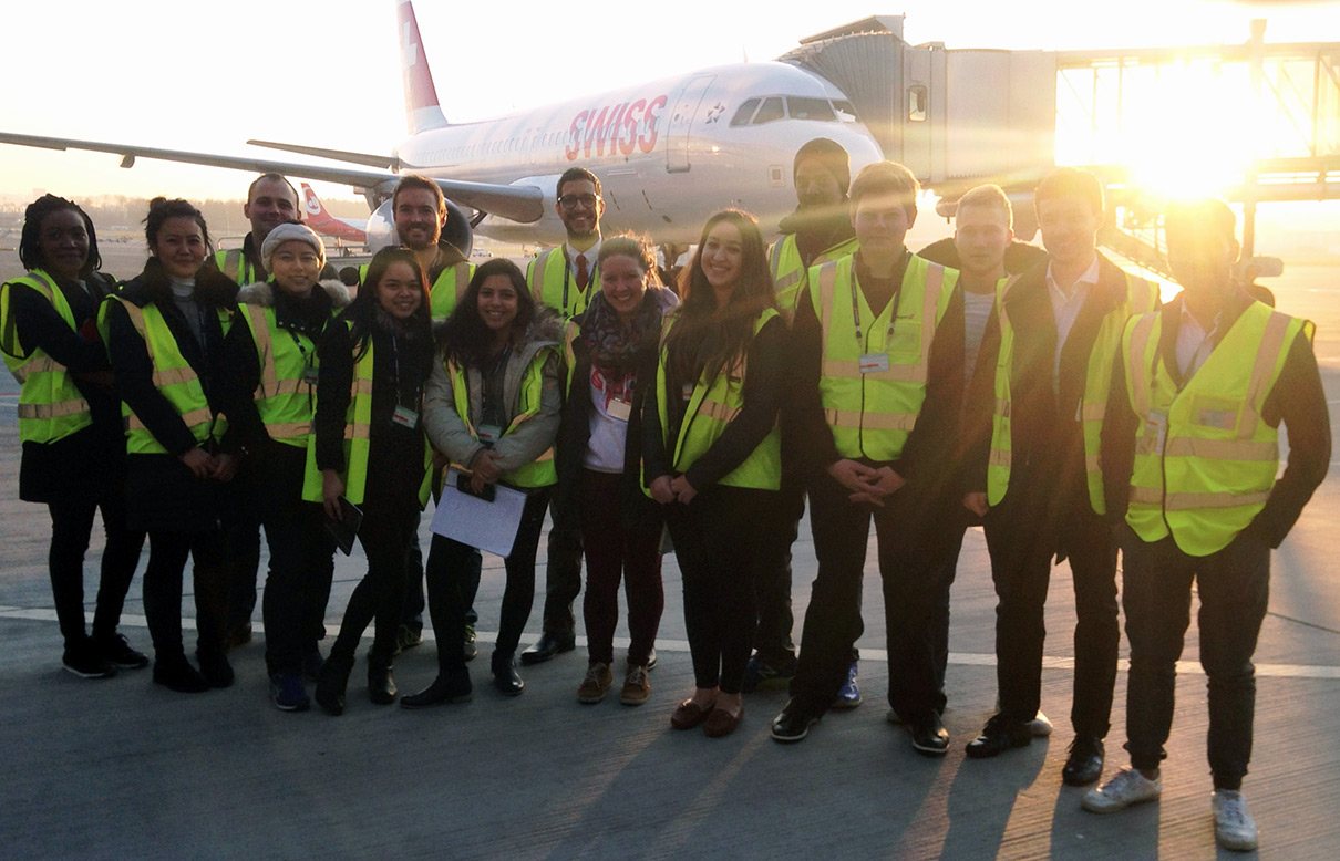 Swissport Company Visit Group Photo