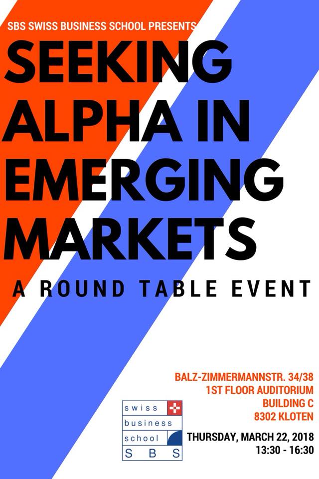 Seeking Alpha in Emerging Markets - a Round Table Discussion