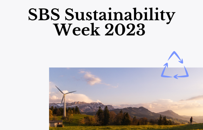 SBS Sustainability Week